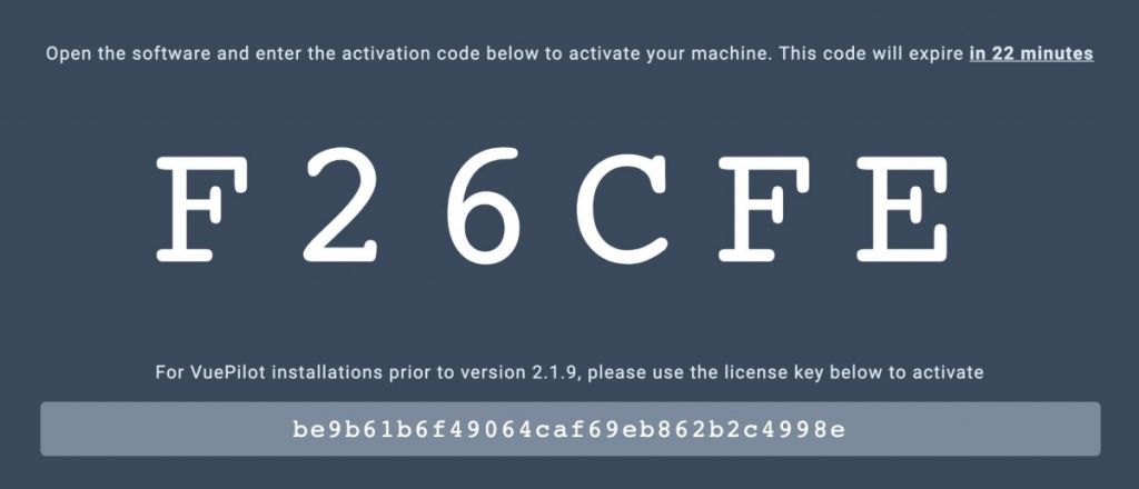 Generated Activation Code