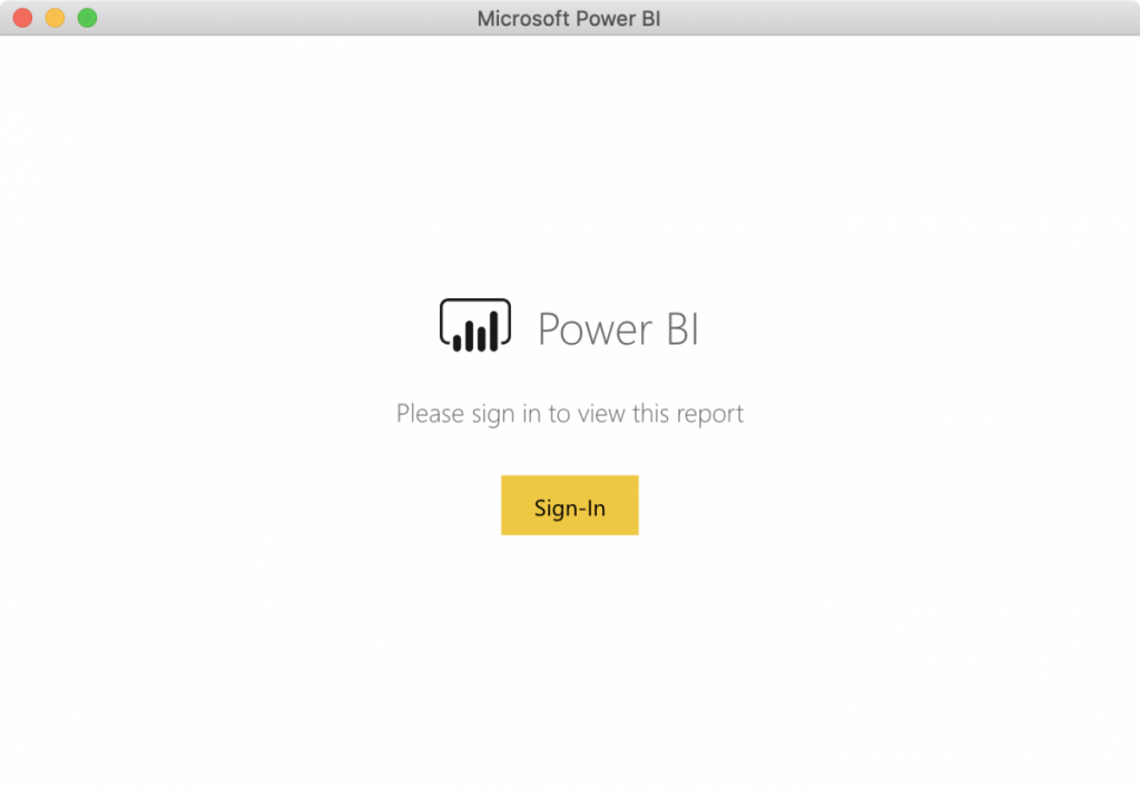 Microsoft Power BI Login