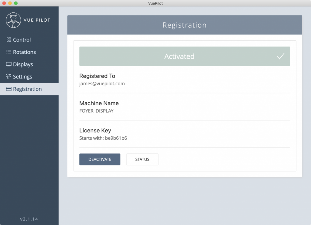 Transferring Licenses To Another Machine VuePilot