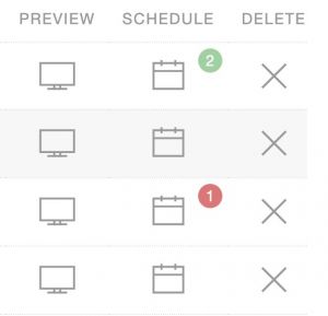 Rotation In and Out Of Schedule