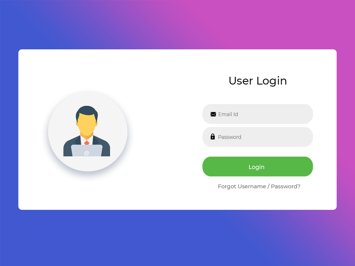 Save a login for a website where the username and password are on